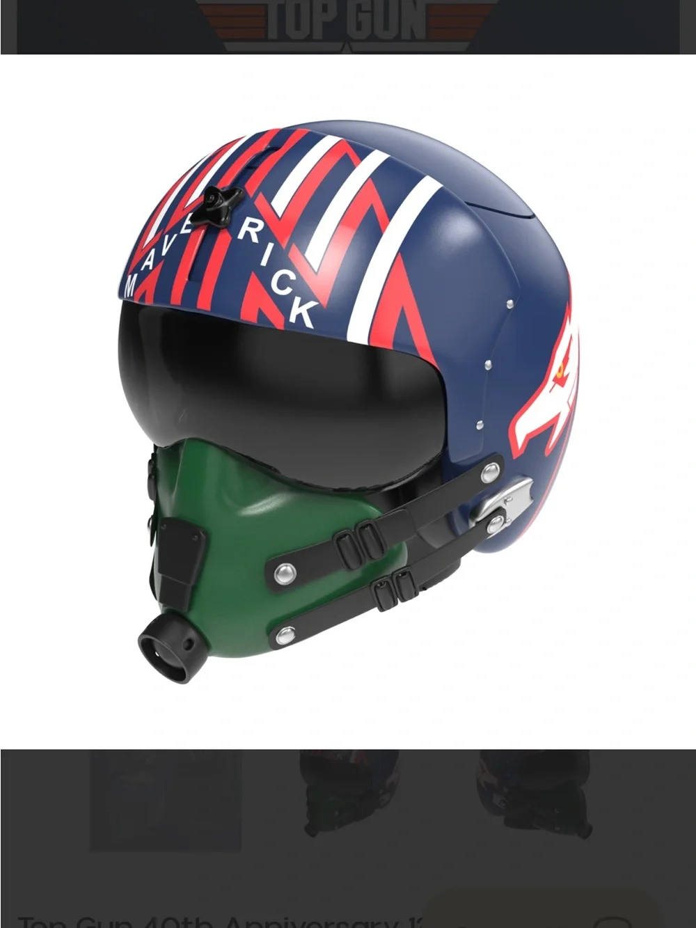 Top Gun 40th Anniversary 130oz Maverick Helmet Popcorn Bucket